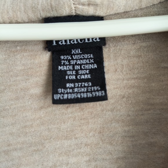 Light Beige Ruched Tunic - Picture 2 of 3